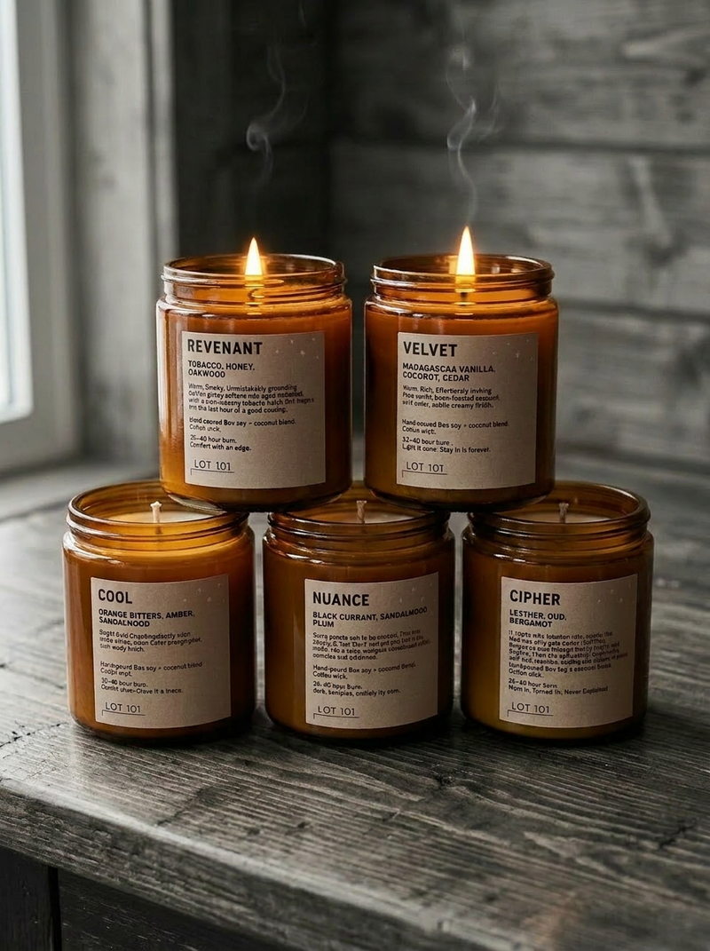 ORIGIN — Cipher | 8oz Amber Soy Candle