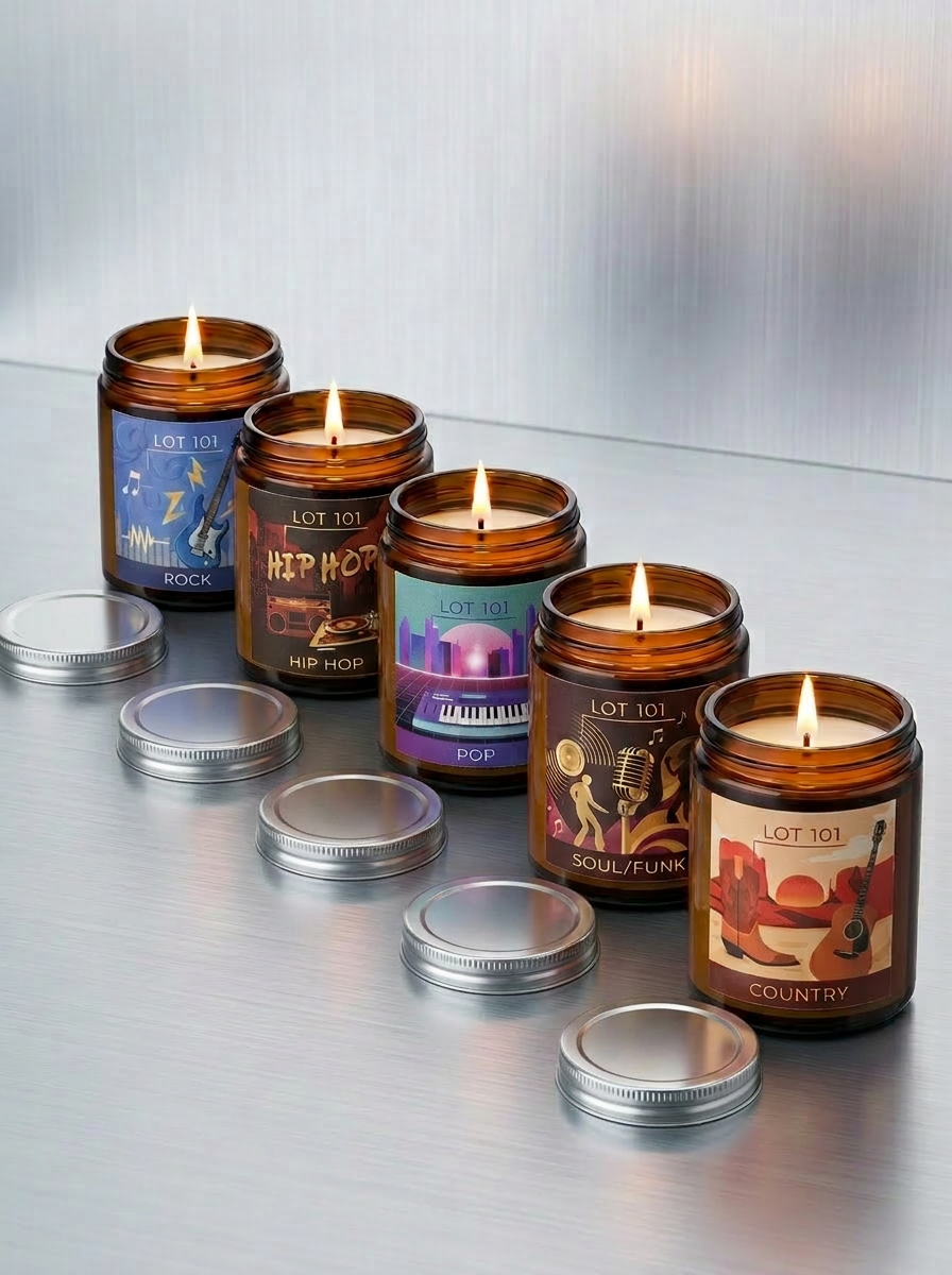 GENRE — Hip Hop | 8oz Amber Soy Candle