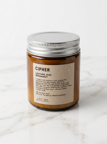 ORIGIN — Cipher | 8oz Amber Soy Candle