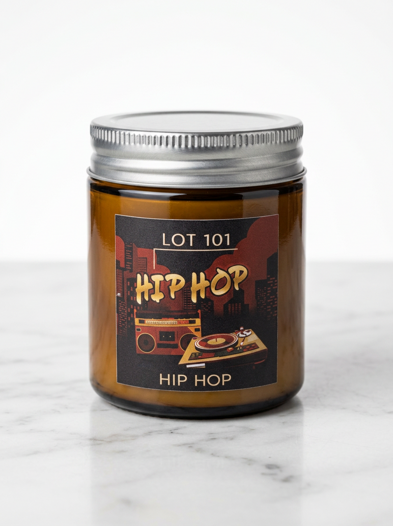 GENRE — Hip Hop | 8oz Amber Soy Candle