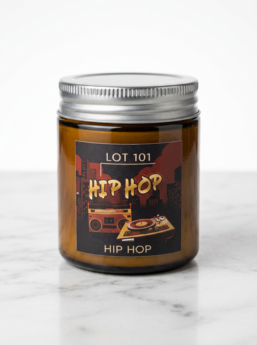 GENRE — Hip Hop | 8oz Amber Soy Candle