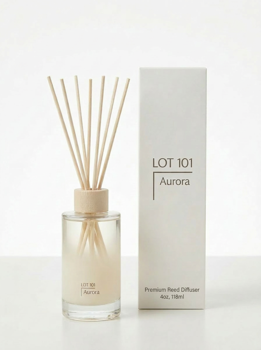 Aurora Reed Diffuser - Sparkling Champagne, Pear & Vanilla (4oz)