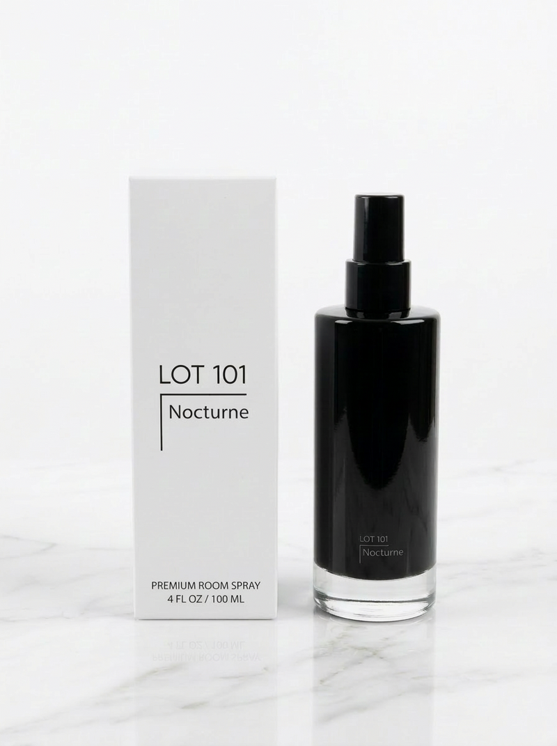 Nocturne Luxury Room Spray - Amber, Cardamom & White Leather (4oz)