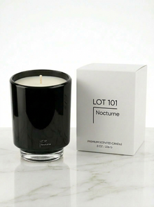 Nocturne Soy Candle - Amber, Cardamom & White Leather (8oz)