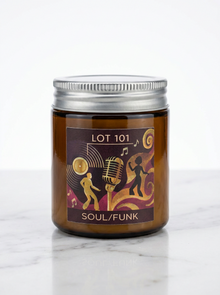 GENRE — Soul/Funk | 8oz Amber Soy Candle