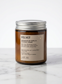 ORIGIN — Velvet | 8oz Amber Soy Candle